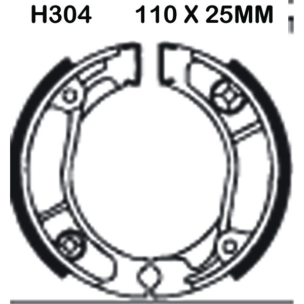 EBC EBC Brake Shoes H304
